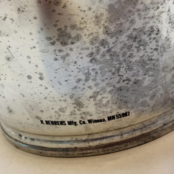 Hudepohl Beer Brewing Company Galvanized Metal Chill Pail Can Cincinnati Ohio - Picture 6 of 10